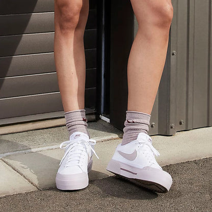 Nike genuine 2024 New Women's Wear-resistant Thick Sole Low-top Casual Sneakers DM7590-105
