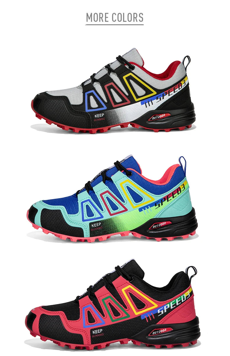 Women's Hiking Shoes Waterproof Outdoor Sports Shoes Women's Walking Travel Sports Shoes Bicycle Sports Shoes Running Shoes