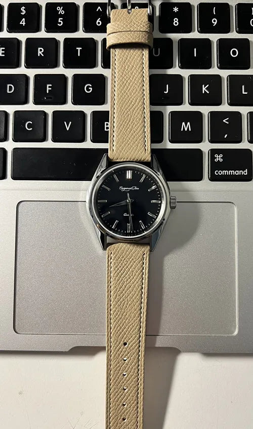 【Tempo de escape】Relógio de quartzo com caixa de 40 mm, VH31, ponteiros com tratamento térmico