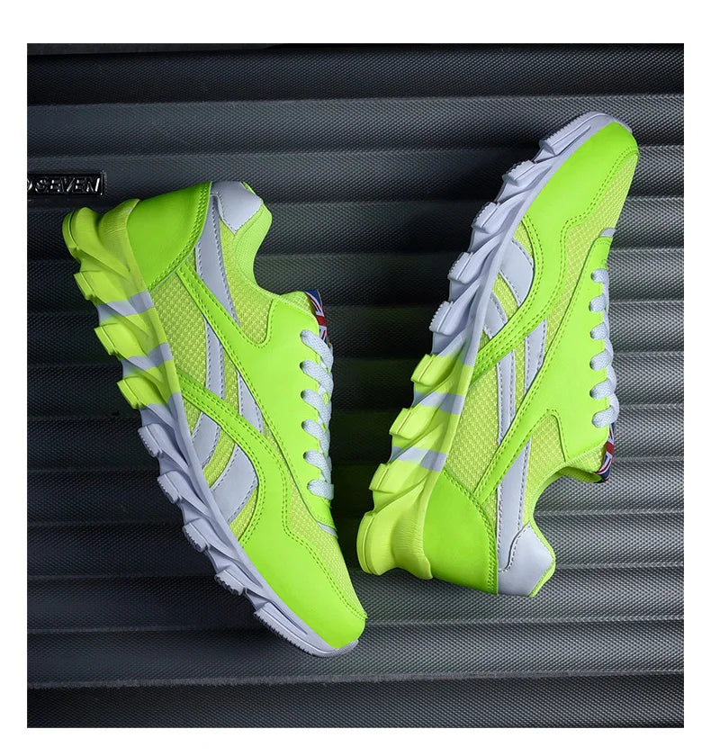 2026 new men's and women's running shoes breathable casual sneakers anti-slip vibration comfortable walking shoes 38-46
