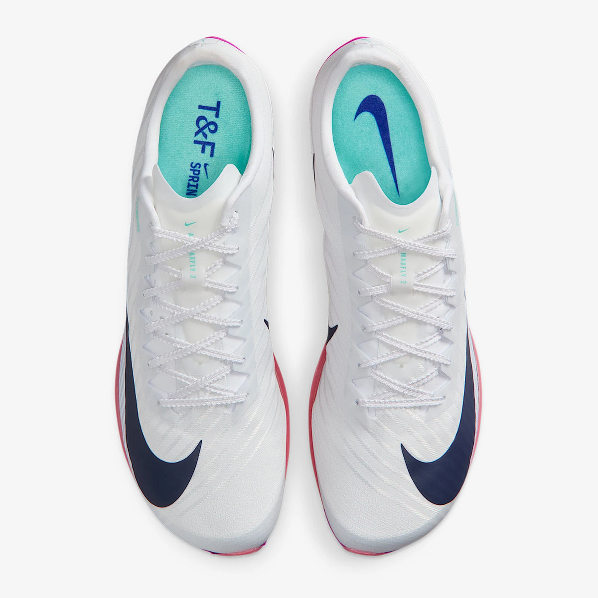 Nike Authentic Maxfly 2 Men's Cushioned Running Sports Track Spikes FD8395-100