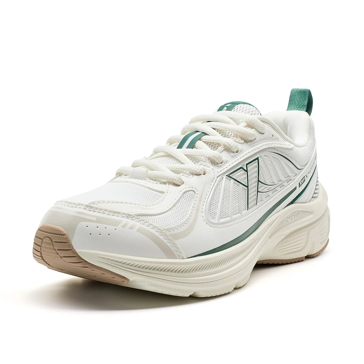 Xtep Juechen Vintage Running Shoes For Women 2025 Spring Fashion Casual Sports Shoes  Stability Daily Sneakers 875118110028