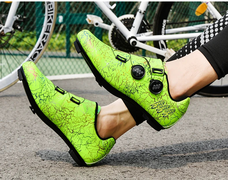 Professional Cycling Shoes Road Bike Men Racing Contest Self-Locking Speed Bicycle Sneakers Women Spd Cleats Cycling Footwear