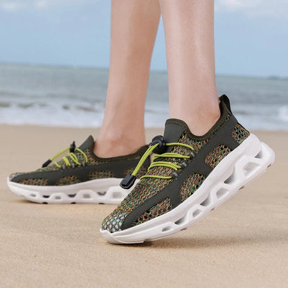 2026 Men Women Quick-Dry Wading Shoes Water Breathable AquaIn Upstream Antiskid Outdoor Sports Wearproof Beach Sneakers 39-46