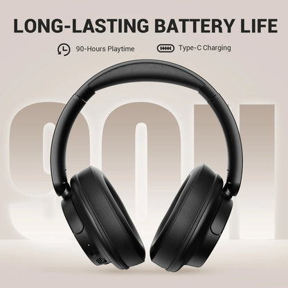 OneOdio Bluetooth 5.3 Wireless Headphones Over Ear Bass Mode Headset with Mic, 90H Playtime Foldable Bluetooth Headphones