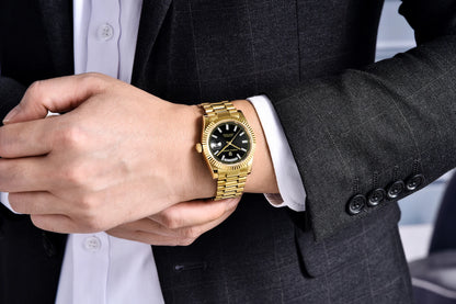 PAGANI DESIGN Luxury Men Watch Sapphire mirror Luminous Stainless Steel Watch Week Date Mechanical Waterproof ST16 Man watch