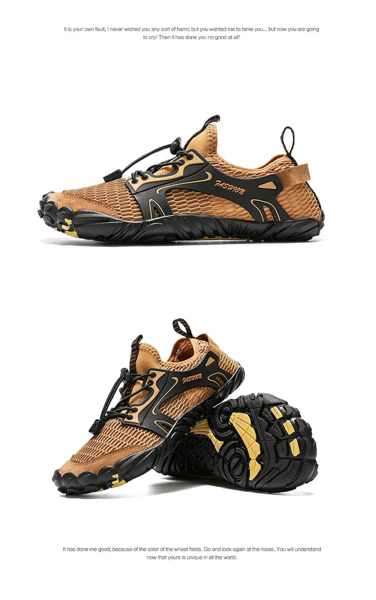 Water Shoes for Men Trekking Hiking Shoes Drainage Beach Aqua Shoe Quick Dry Swim Barefoot Sandal Diving Fishing Surfing Sneaker