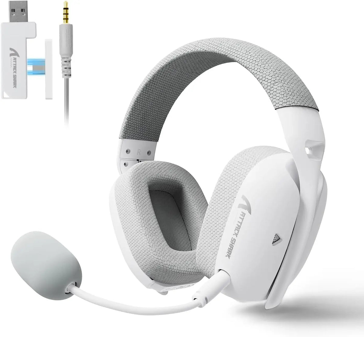 ATTACK SHARK L80PRO Wireless Gaming Headset Tri-Mode Bluetooth Gaming Headphones with Dual Microphone, Low Latency, Premium Gaming Audio