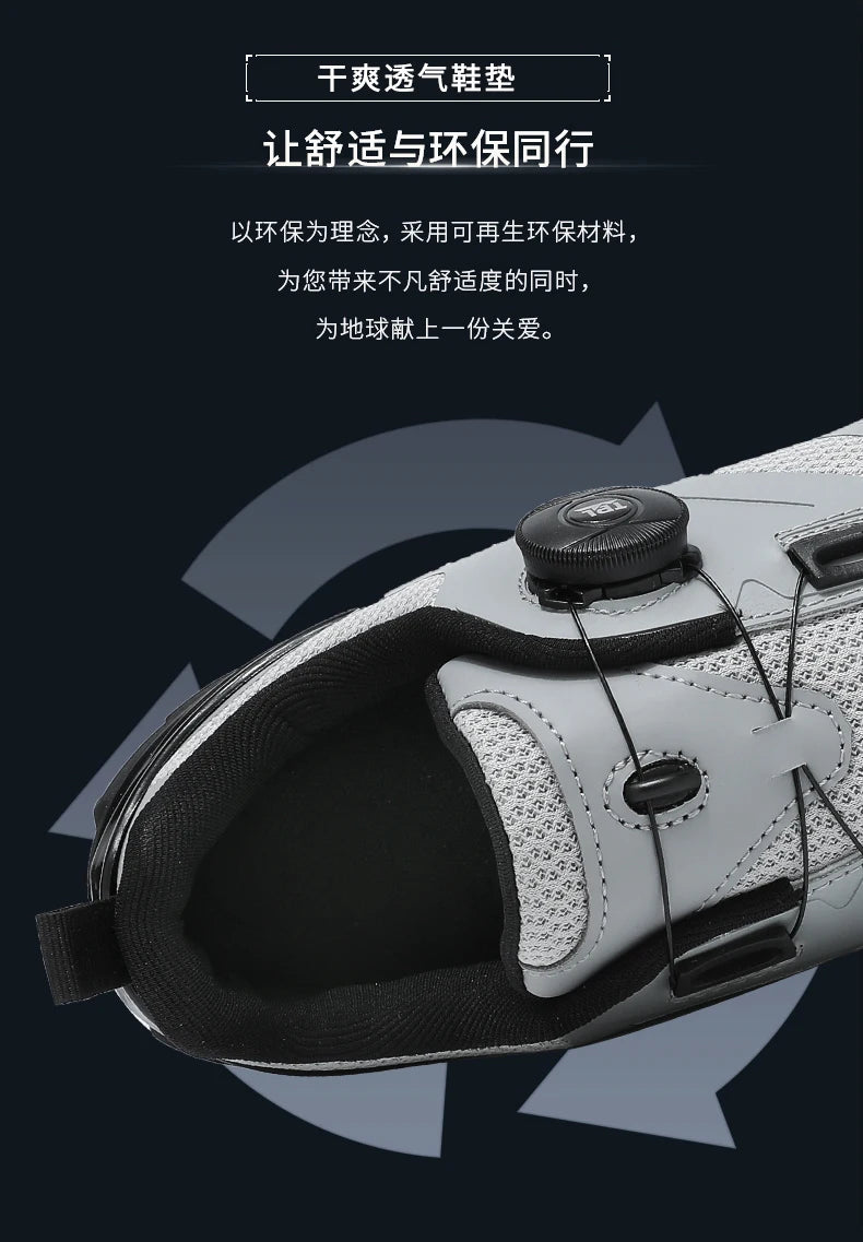 Unisex New Cycling Shoes Professional Lightweight Luxyry Original Road Rubber MTB Racing Bicycle Fashion Bike Street Sports