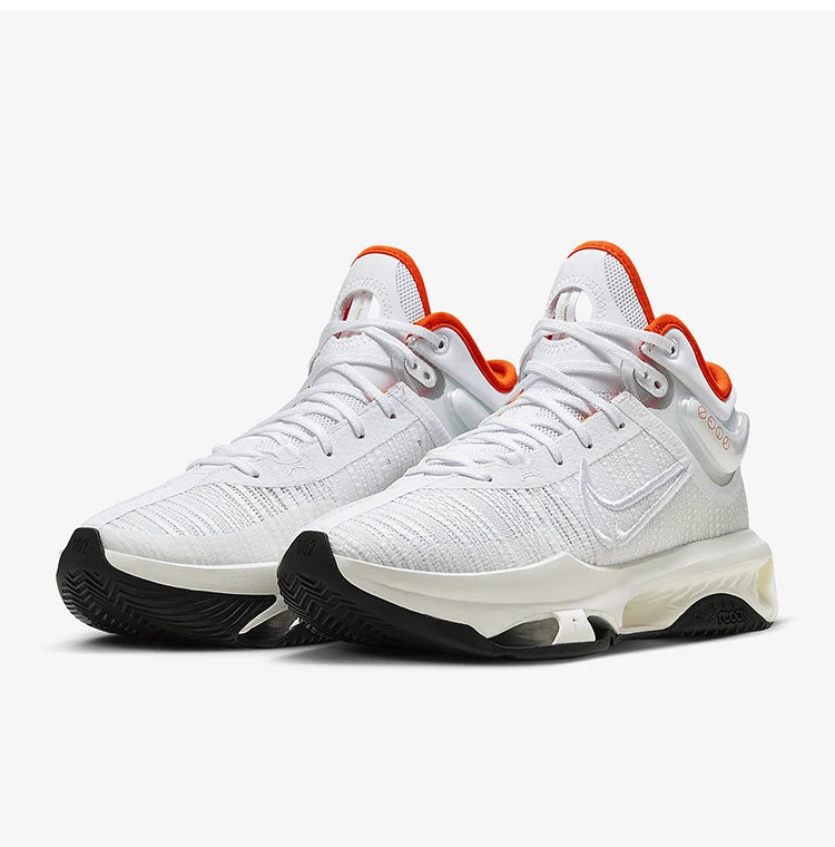 Nike genuine 2024 New Men's Cushioning Breathable Mid-top Basketball Shoes DJ9432-500