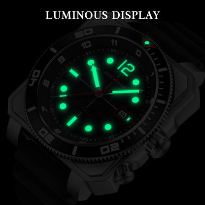 FeelNever 8215 Movement Automatic Dive Watch for Men Super Luminous 316 Steel Wristwatch Sapphire Sports Mechanical Male Watches