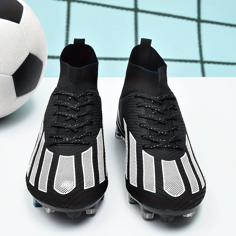 Men New TF Football Boots Sneakers Society Turf Grass Ultralight Male Soccer Shoes Comfortable Ankle Football Shoes Futsal Fast