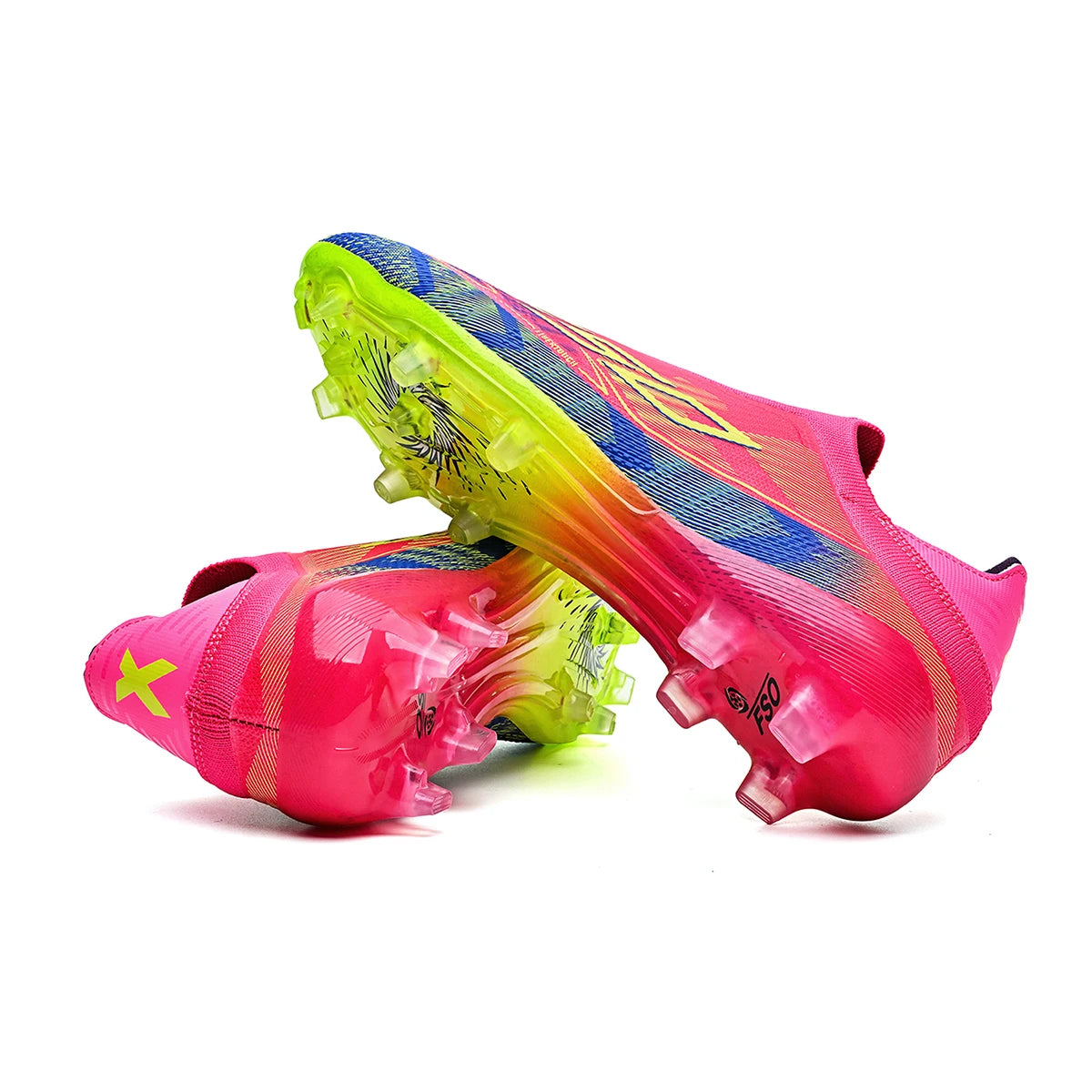 Breathable football shoes for men, FG/AG long nail artificial turf anti slip sports shoes, a must-have for fans