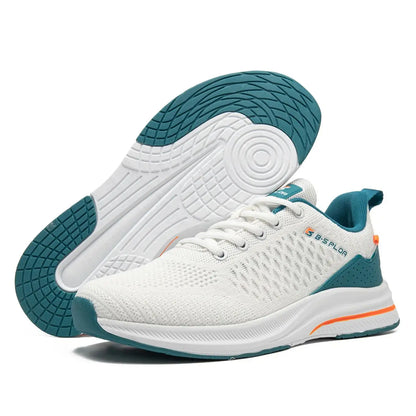 Baasploa Men Running Sneakers Brand Casual Lightweight Designer Mesh Jogging Shoes Male Breathable Lace-Up Sports Walking Shoes