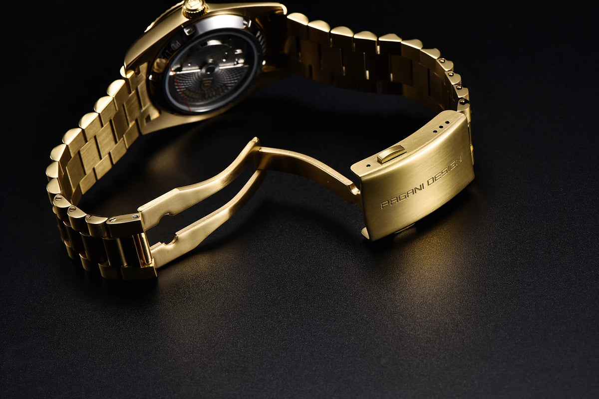 2025 New PAGANI DESIGN Men's Watch DD36 Rose Gold Luxury Automatic Watch For Men Mechanical Wristwatches Sapphire Mirror Clock
