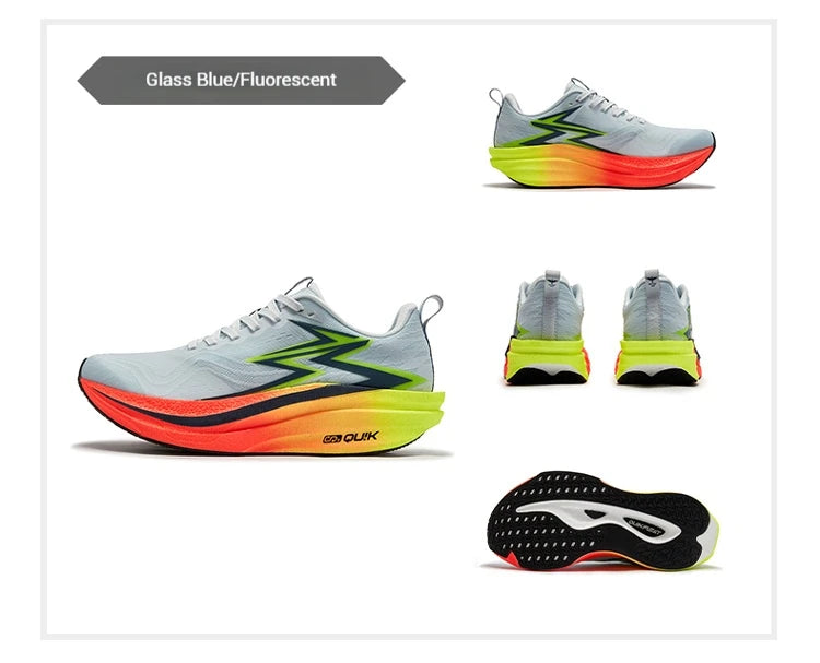 361 Degrees Flame 4.0 MIX Men Running Shoes Carbon Plate Racing Marathon Stable Rebound Wear-resistant Male Sneakers 672512204