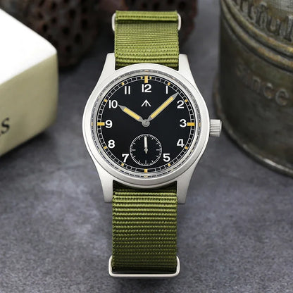 Militado D12 Quartz Watch Men VD78 Movement Domed Sapphire Crystal V2 Clear AR Coating Wristwatch 10Bar Water Resistance Watches