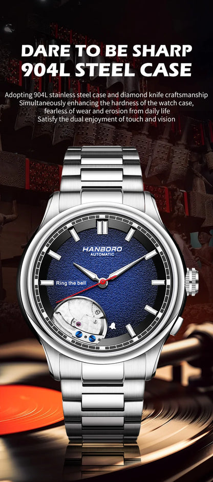 HANBORO Chime Series Modified Movement Men's Personalized Automatic Mechanical Watch