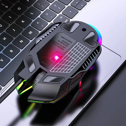 3200DPI Ergonomic Wired Gaming Mouse RGB Backlit USB Gaming Mouse with 6 Silent Buttons for PC Laptop