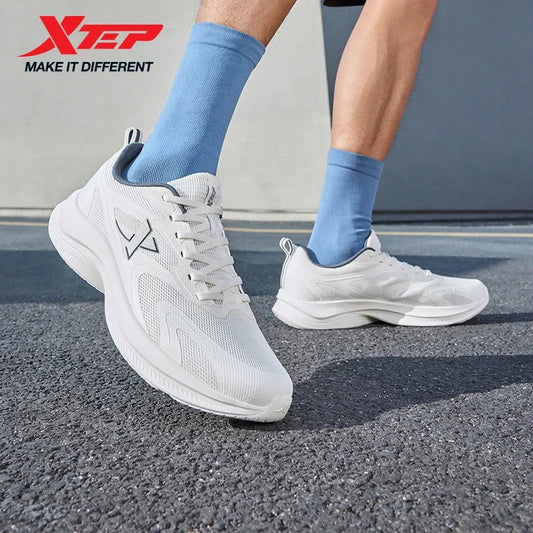 XTEP Running Shoes Men's 2025 Summer Mesh Breathable Comfortable Wear-Resistant Sports Shoes, Commuting Casual Shoes 875319110025