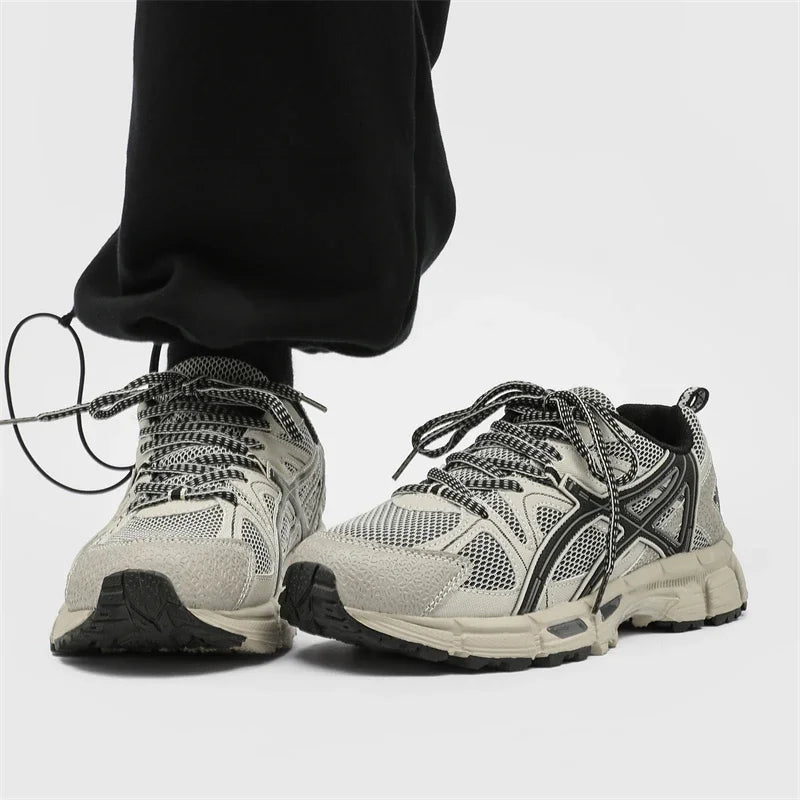 New Men Casual Shoes Outdoor Breathable Running Fashion Walking Leisure Lace-up Jogging Loafers Brand Sneakers Blade Comfortable