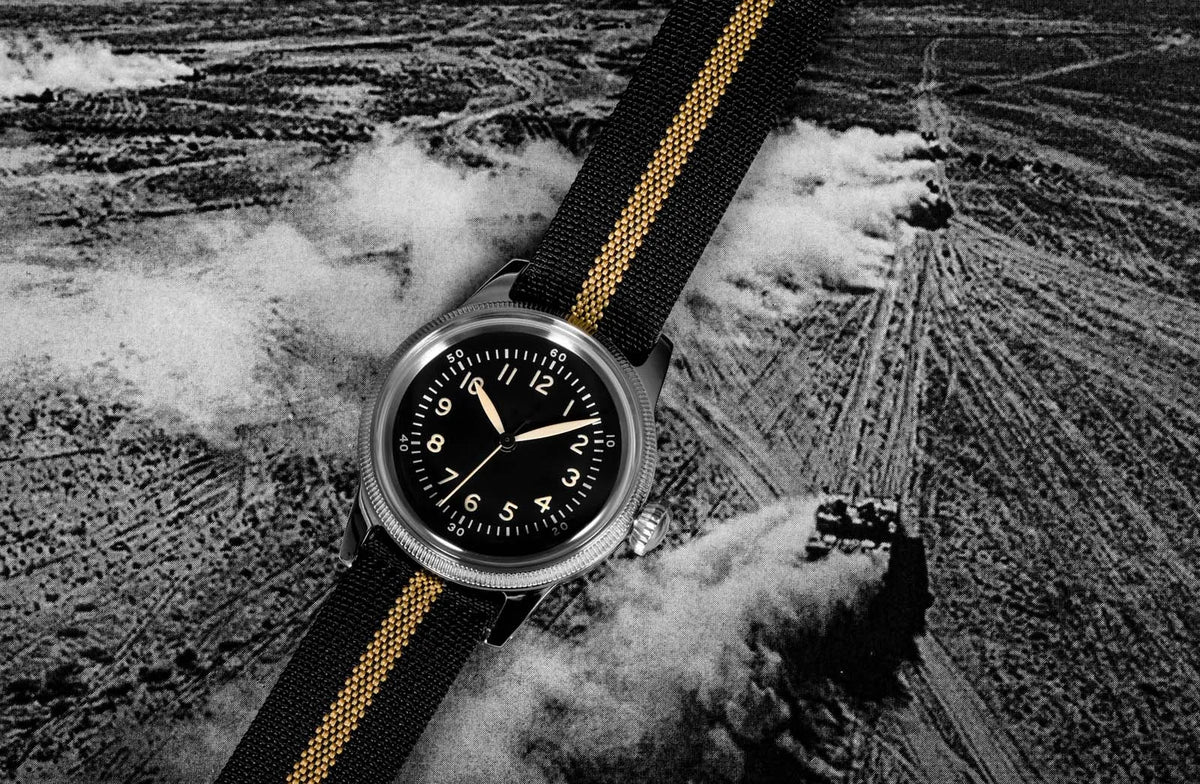 RDUNAE RA05 Vintage Military Watch 2035 Movement Quartz K1 Mineral Glass Crystal Stainless Steel Luminous Waterproof Men Watches