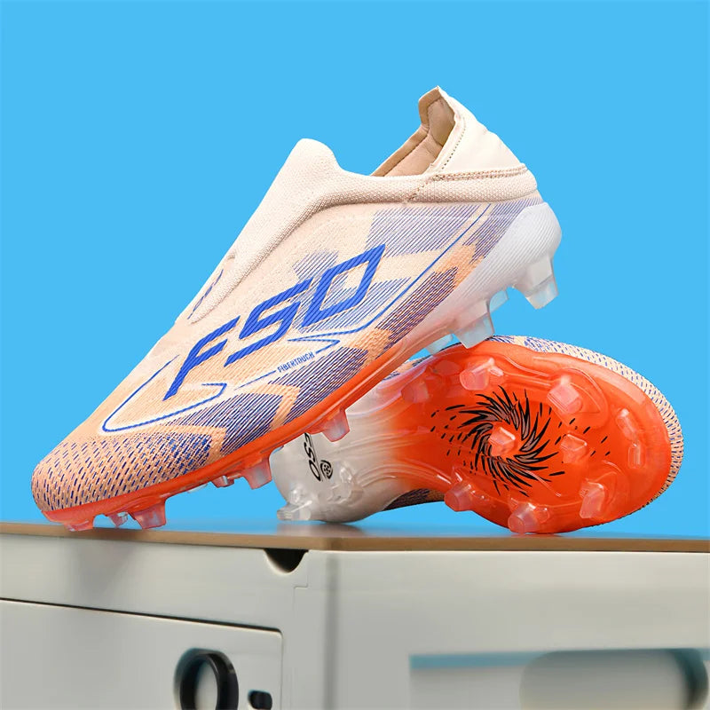 Nové pánské fotbalové boty na trávu pro dospělé, protiskluzové kopačky, ultralehké sportovní sálové boty, FG turf futsal, pohodlné