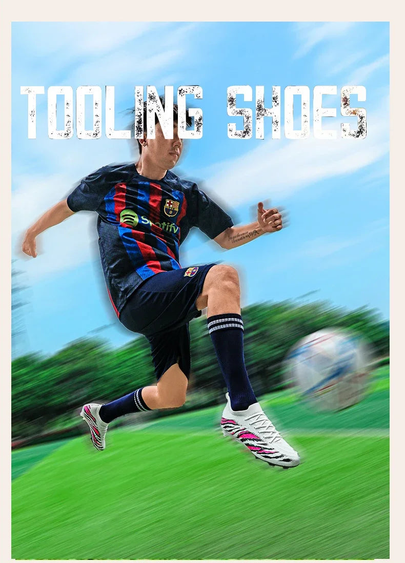 New Men Football Boots Sport Soccer Shoes Match Unisex Ultralight Cleats Comfortable Non-Slip Outdoor Adult Grass High-quality