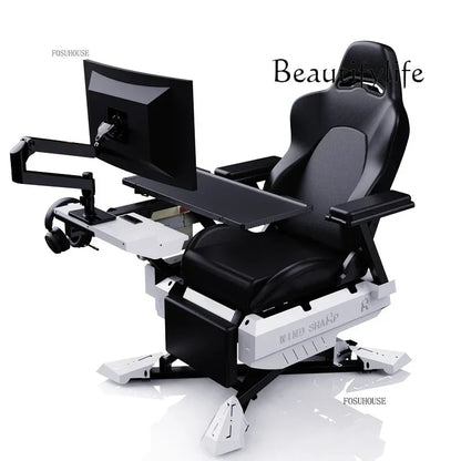 Zero Gravity Gaming Chair Ergonomic Office Chair, Multifunctional Computer Chair with Reclining Cockpit Design, Comfortable Office Gaming Chair