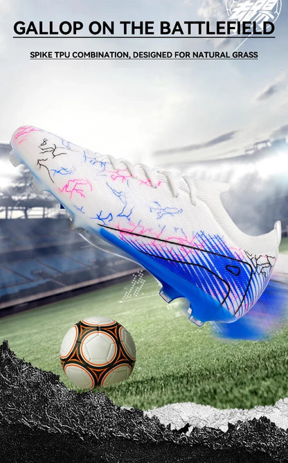New Men's Football Boots Non-Slip Soccer Shoes Training Sneakers FG Top Quality Cleats Wholesale Drop Shipping Unisex Adult