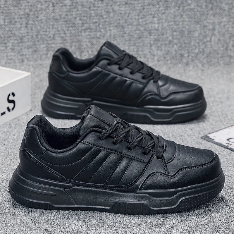 Plus Big Size 50 51 52 Mens Leather Sneakers Casual Sports Shoes Flat Skateboard Shoes Hot Sale For Dropshipping