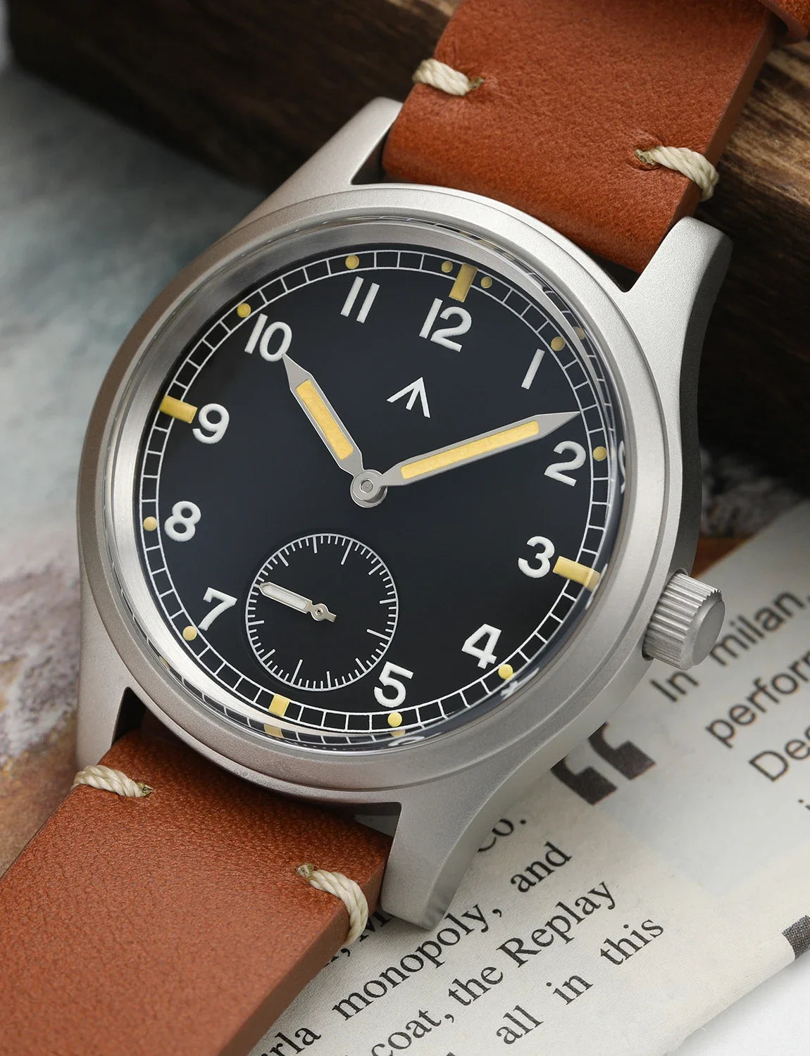 Militado D12 Quartz Watch Men VD78 Movement Domed Sapphire Crystal V2 Clear AR Coating Wristwatch 10Bar Water Resistance Watches