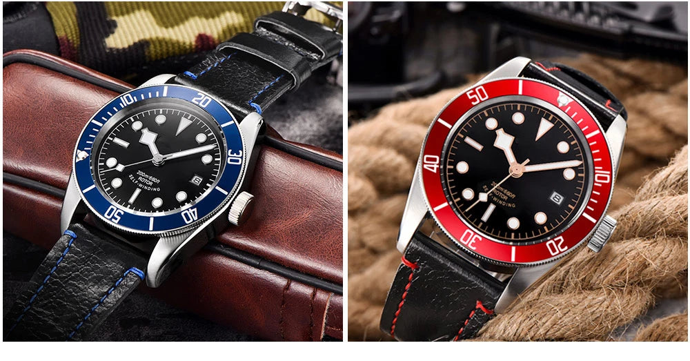 Luxury Customizable Logo Waterproof Japan nh35 Automatic Mechanical Wristwatch Full Steel Sapphire Men Watch Dress Male Clock