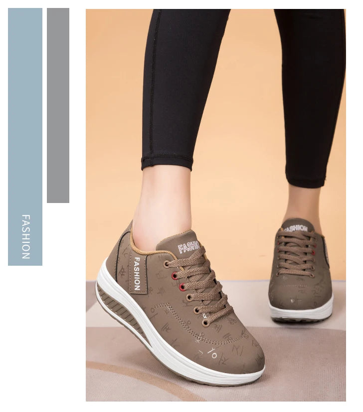 Women Sneakers Fashion Women Vulcanized Shoes High Quality Flats Shoes for Women Walking Platform Plus Size Zapatillas Mujer