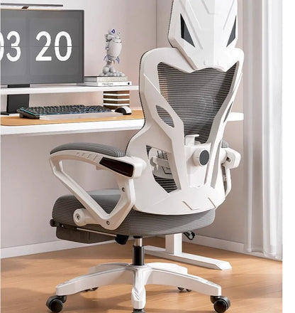 Ergonomic Computer Office Chair with Adjustable Height, Rotating Swivel Design, Comfortable Reclining Boss Chair for Home Office, Study & Gaming