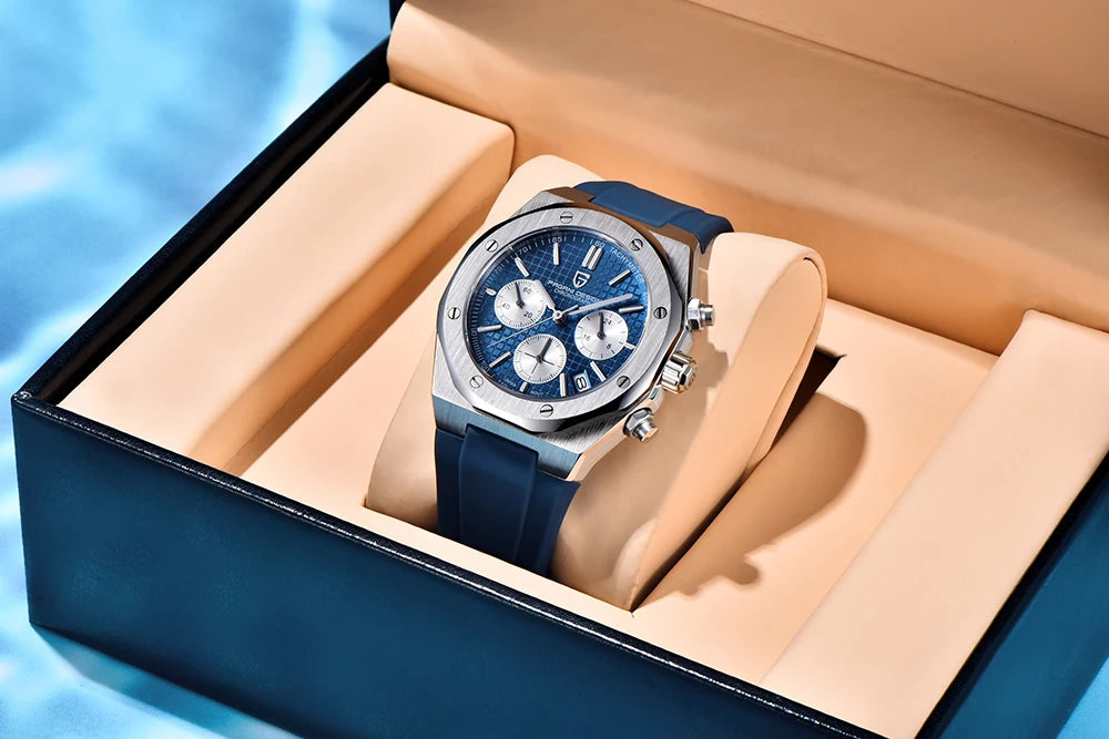 PAGANI DESIGN 2026 New VK63 Men's Business Quartz Watch Sapphire Stainless Steel 20Bar Waterproof Sports Chronometer Code Watch