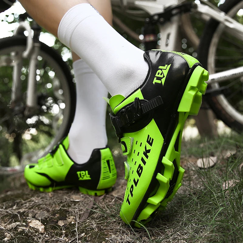 Professional Racing Road Bike Cycling Shoes Men Outdoor Non-Slip MTB Bicycle Sneakers Breathable Self-Locking Sports Cleat Shoes