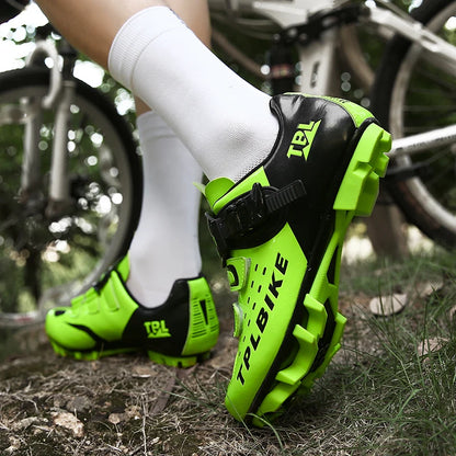 Professional Racing Road Bike Cycling Shoes Men Outdoor Non-Slip MTB Bicycle Sneakers Breathable Self-Locking Sports Cleat Shoes