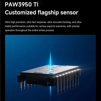 Ratón gaming inalámbrico ultraligero MCHOSE A7 V2 Ultra / Pro Dual 8000Hz PAW3950 TI 42000DPI para PC y gamers de e-sports