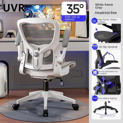 UVR Mesh Ergonomic Office Chair Adjustable Swivel Computer Chair with Armrests, Comfortable Executive Gaming Chair, Lift Recliner Desk Chair