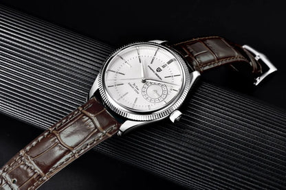 PAGANI Design PD1689 Men Quartz Watch Japan VH65 Movt Sapphire Glass Leather Strap 20Bar Waterproof Men Wristwatch Reloj Hombre
