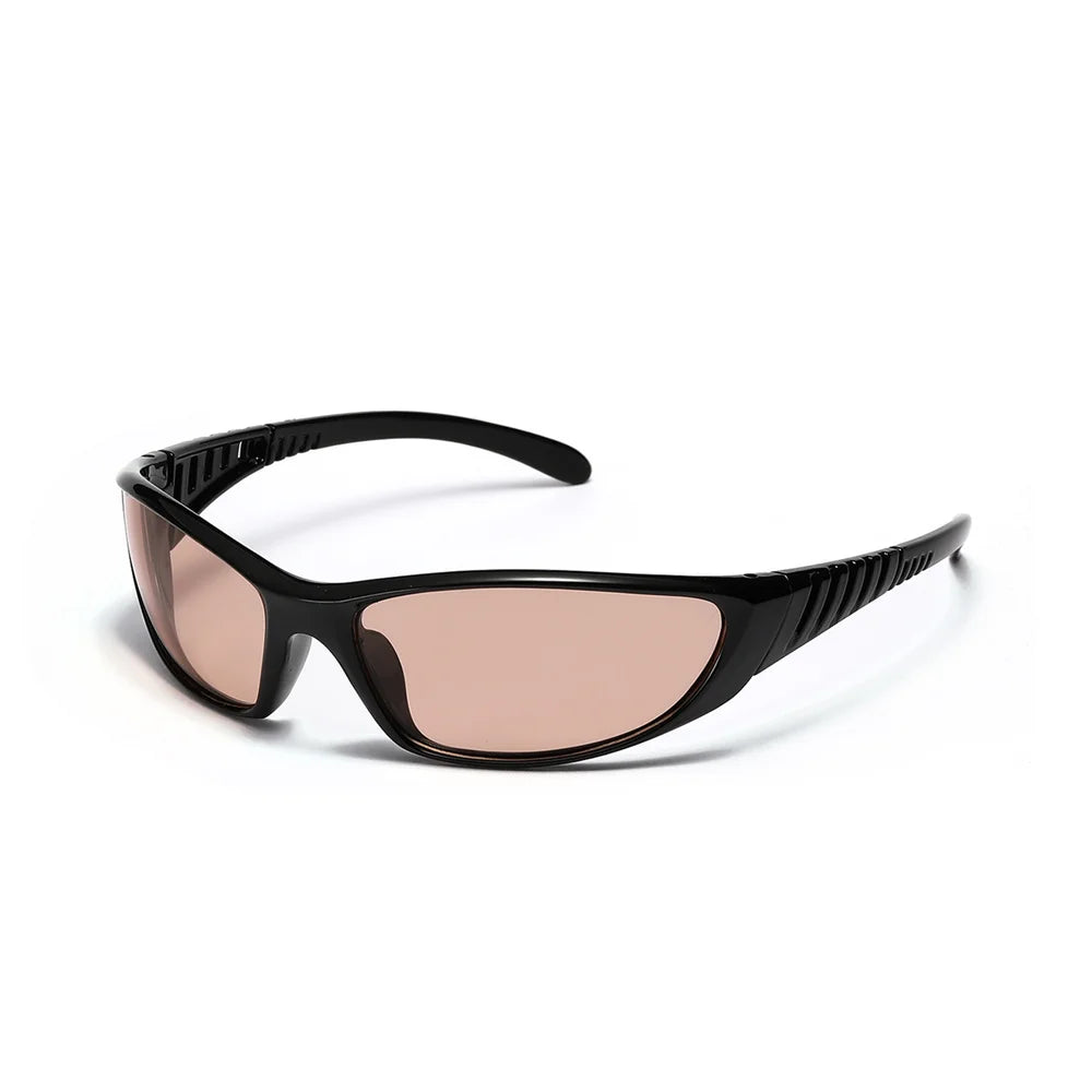 Y2K Sunglasses Men Women Color Hollowed Outdoor Driving UV400 Sunglasses Girls Net Red Hip Hop Gothic Women Sun Glasses 2025 Hot