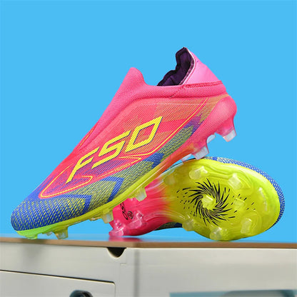 Nové pánské fotbalové boty na trávu pro dospělé, protiskluzové kopačky, ultralehké sportovní sálové boty, FG turf futsal, pohodlné