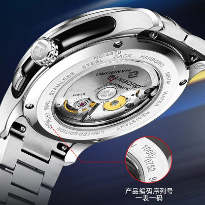HANBORO Chime Series Modified Movement Men's Personalized Automatic Mechanical Watch