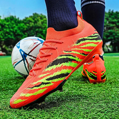 New Men Football Boots Sport Soccer Shoes Match Unisex Ultralight Cleats Comfortable Non-Slip Outdoor Adult Grass High-quality
