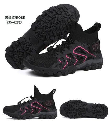 Unisex Breathable Quick Drying Fishing Water Sport Shoes Summer Upstream Barefoot Aqua Boots Outdoor Non-Slip Women Beach Shoes