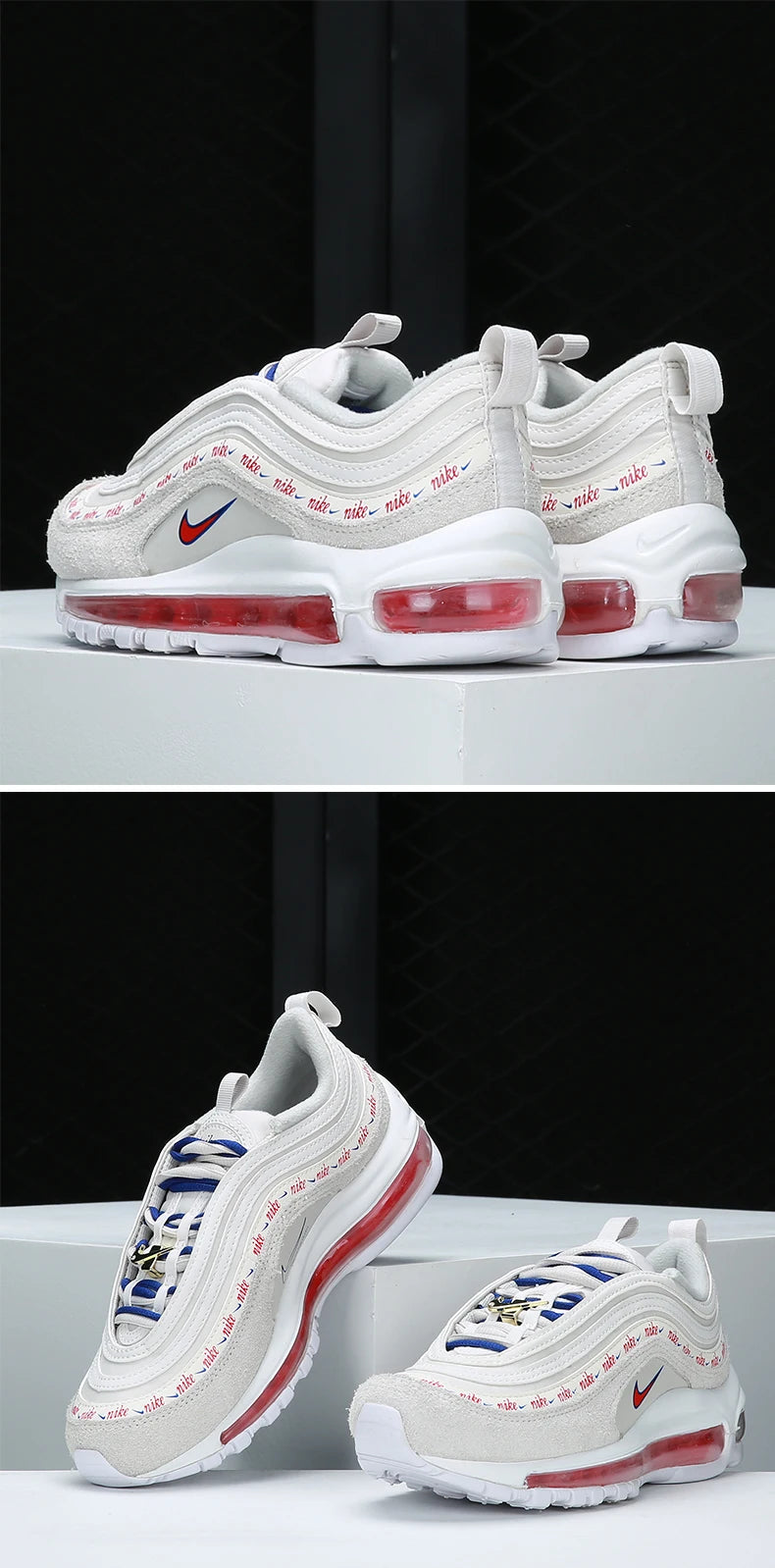 Nike genuine AIR MAX 97 women's low top air cushioned sports shoes DC4013-001