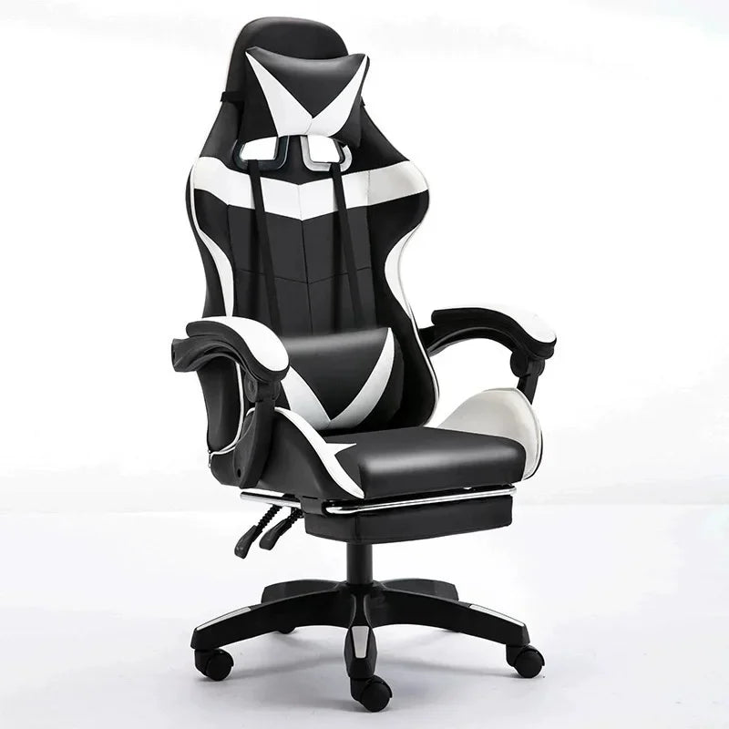 Chaise Gaming Chair Sofa with Bluetooth Speaker, Ergonomic Computer Gaming Chair, Office Chair with Adjustable Height, Reclining Gamer Chair