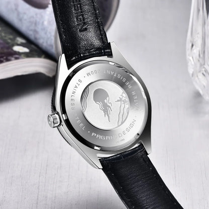 PAGANI Design PD1689 Men Quartz Watch Japan VH65 Movt Sapphire Glass Leather Strap 20Bar Waterproof Men Wristwatch Reloj Hombre