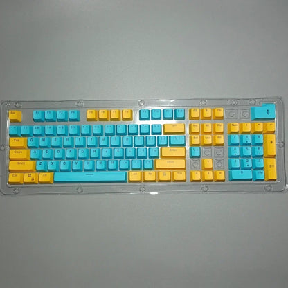 Good Pbt Oem Keycaps 61/87/104keys Custom RGB Player Backlit Double Shot Keycaps Gaming Accessories Ergonomic Teclado Pink/Black